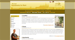 Desktop Screenshot of pragueapartments.cz